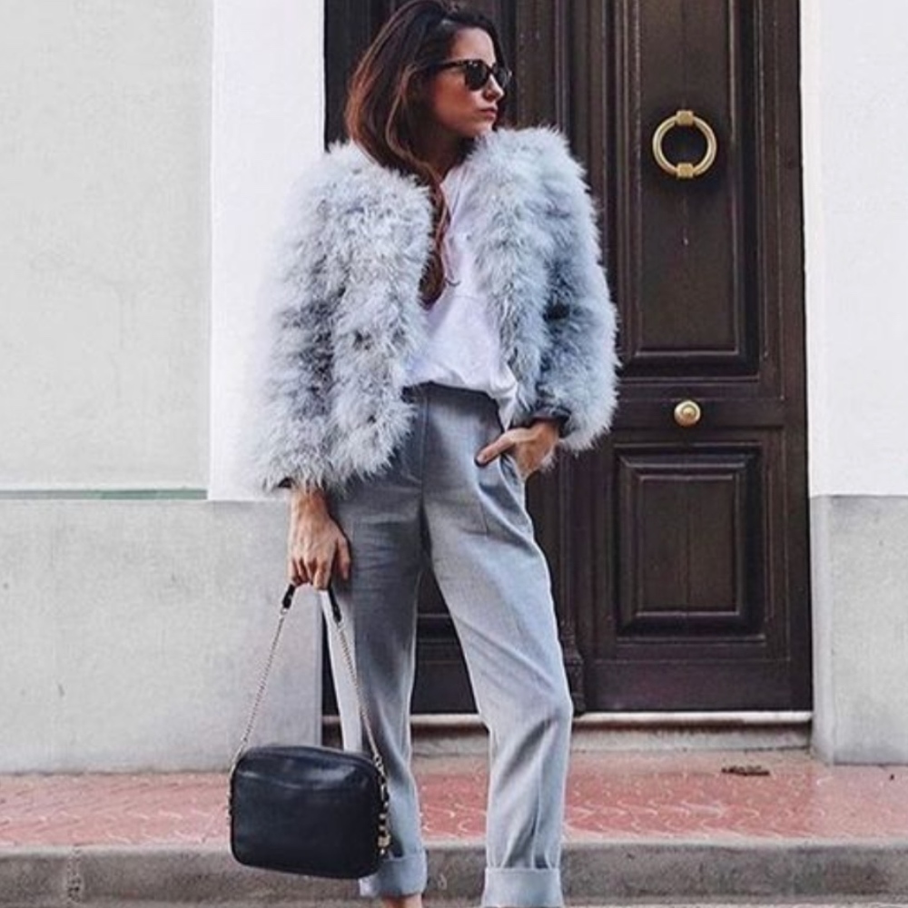 Feather Cropped Jacket | Chelsea28 - Picture 7 of 8